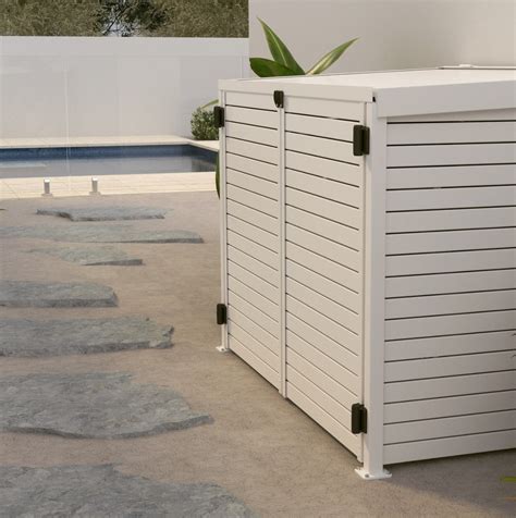 aluminium slat enclosures|aluminium pool pump enclosures.